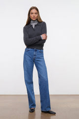 LEO HIGH RISE JEAN | VINTAGE WASH