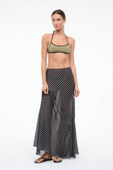 VELMA SKIRT | BLACK GEO