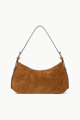 PINE SHOULDER BAG | TAN SUEDE