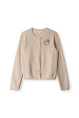 CUSTOM STAUD x C.BONZ MIDNIGHT CASHMERE CARDIGAN | STONE