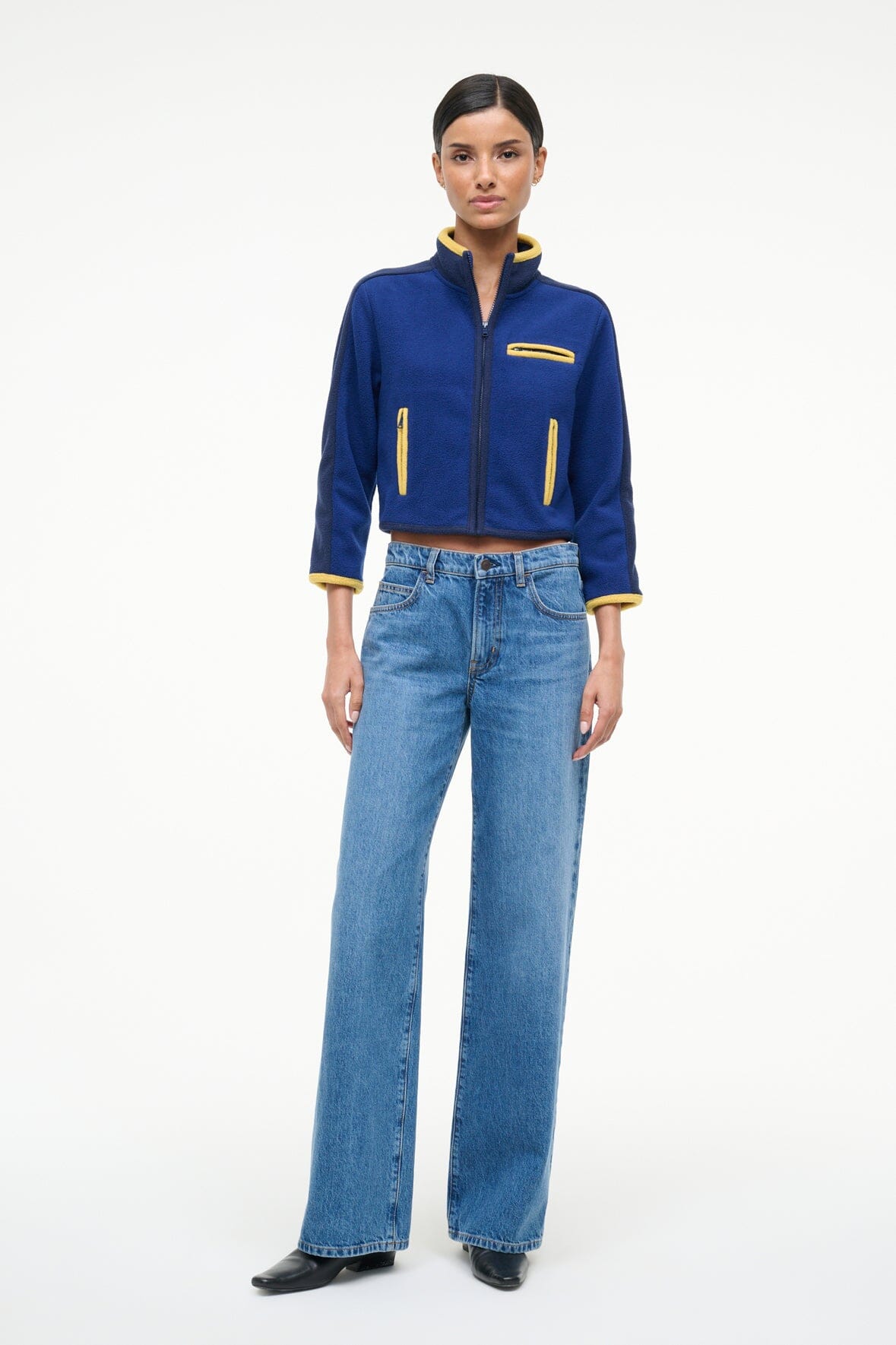 JETER JACKET | ROYAL CHARTREUSE