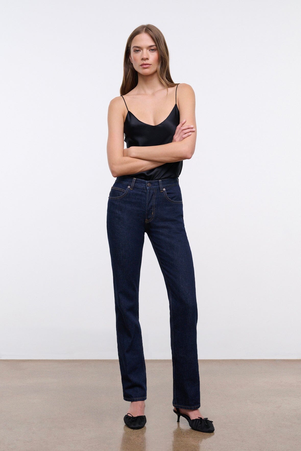 TEDDY STRAIGHT JEAN | INDIGO
