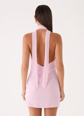 Float Away Mini Dress - Pink