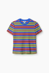 WEEKEND CREW TEE | SPECTRUM STRIPE